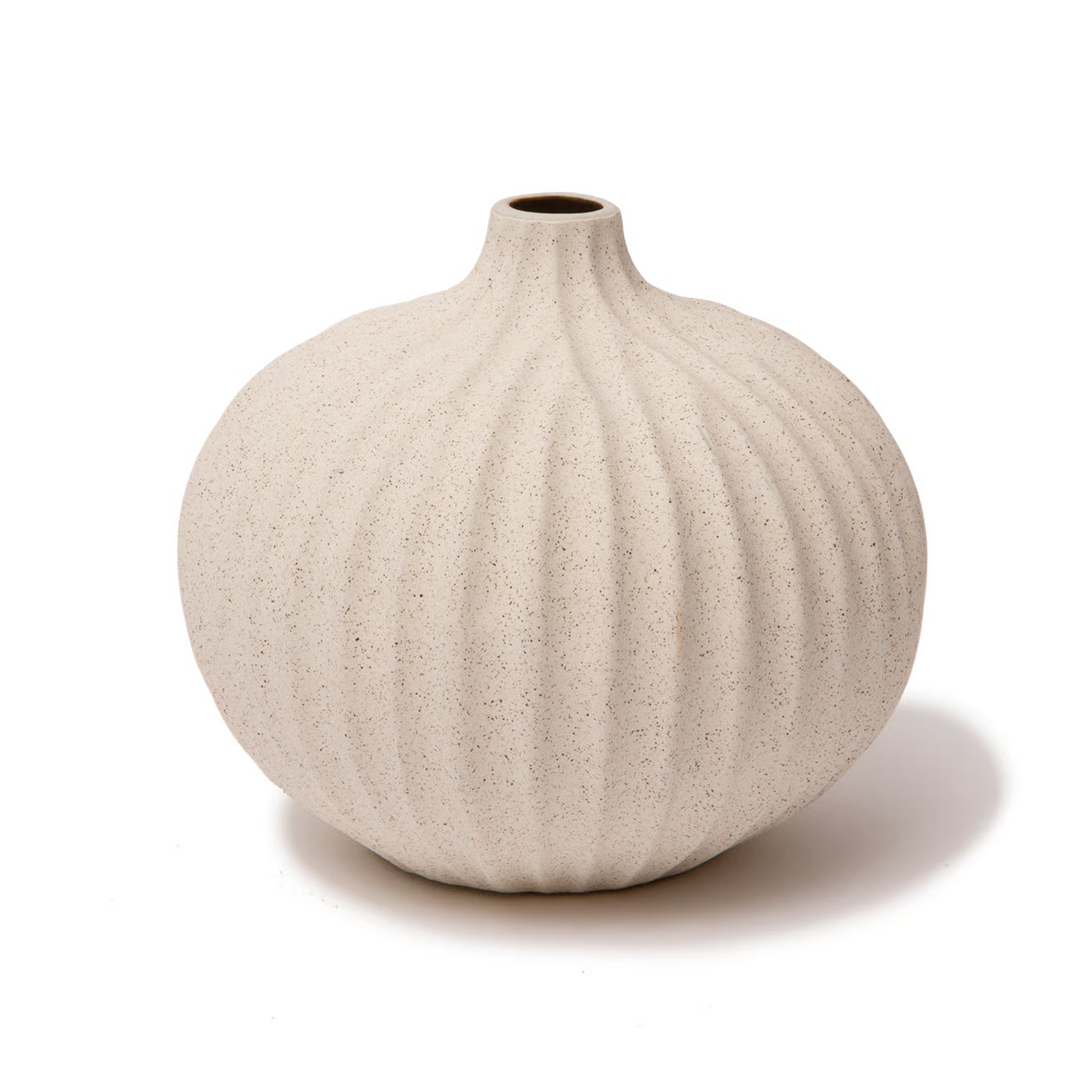 Lindform Bari vaas Sand white light deep line, L