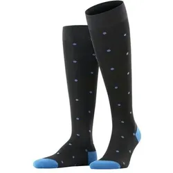Falke Herren FALKE Dot Kniestrümpfe, Größe 39-42 in Schwarz 30103010