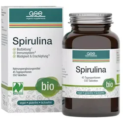 Spirulina Tabletten (Bio, Naturland) (550 Stück) - GSE