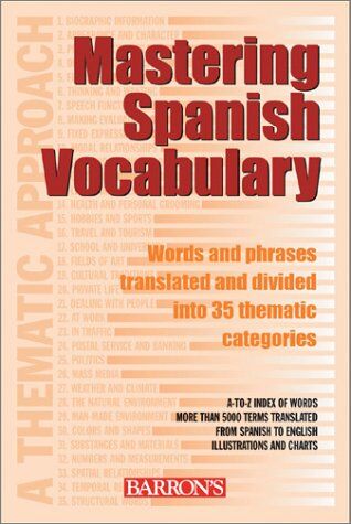 Navarro, Jose Maria - Mastering Spanish Vocabulary (Mastering Vocabulary Series) - Preis vom 30.09.2026 09:01:18 h