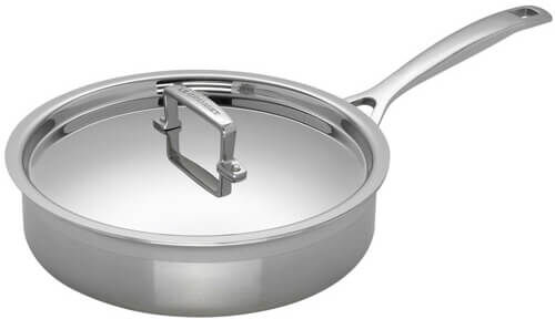 Le Creuset 3-ply Stainless Steel 24cm Saute Pan