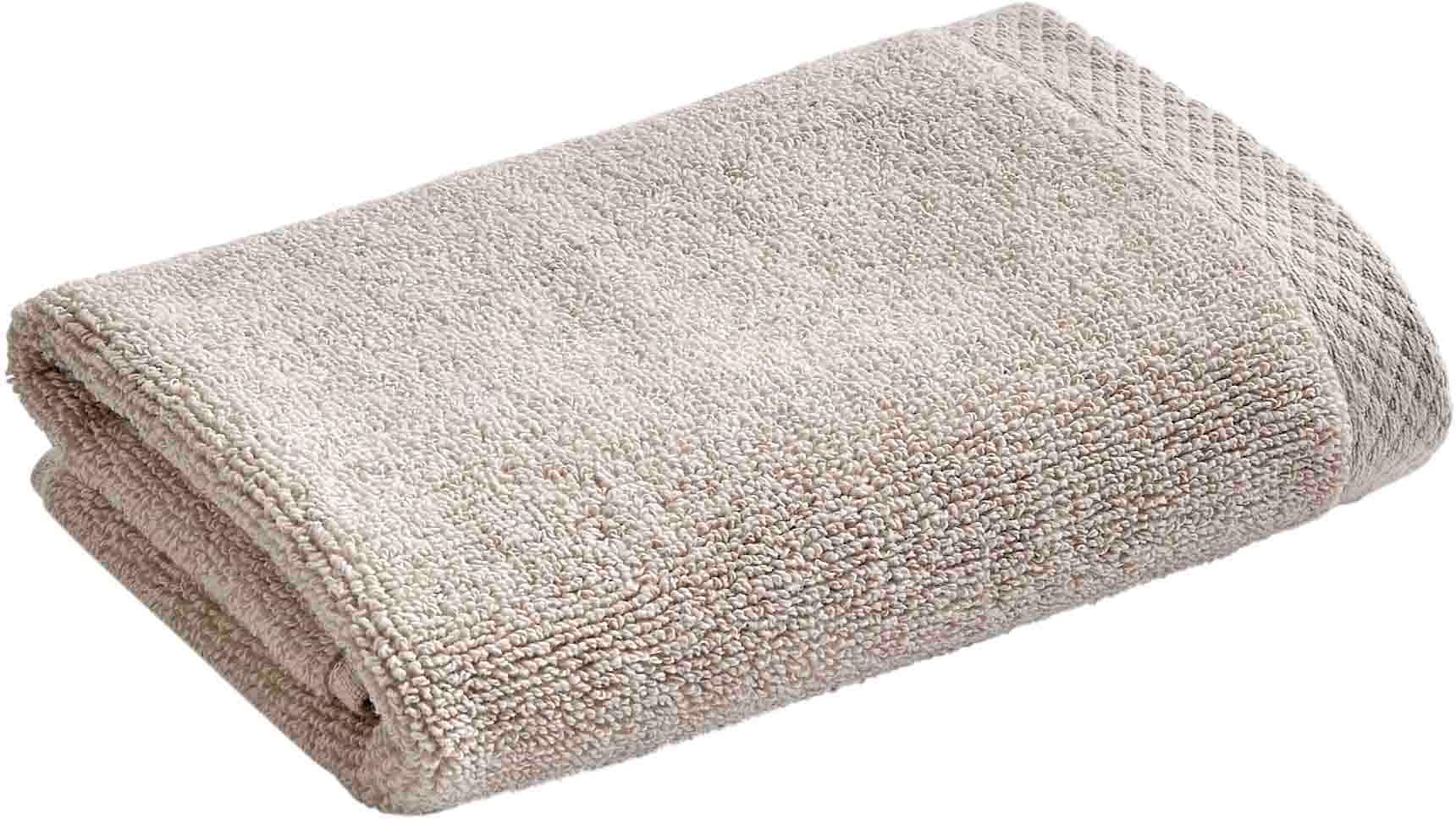 Waschlappen CHRISTY "LUXE", grau (french grau), B:33cm L:33cm, Walkfrottier, Waschlappen, Waschlappen, Luxus Waschlappen in Premium Qualität mit 730g/m², 33x33cm, 6er Set french grau B/L: 33cm x 33cm