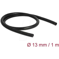 DELOCK 60457 - Kabelschutzschlauch 1 m x 13 mm schwarz