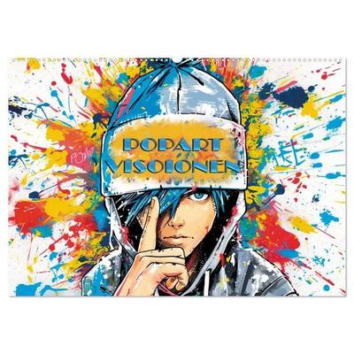 Popart Visionen (Wandkalender 2027 DIN A2 quer), CALVENDO Monatskalender