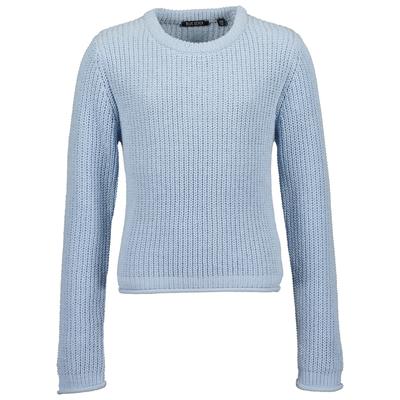 Strickpullover BLUE SEVEN "Pullover", Mädchen, Gr. 152, 5010, hl blau, 100% Polyester, normal, Rundhals, Pullover Strickpullover