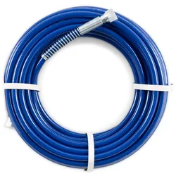 BAUTEC Airless Hochdruckschlauch für Farbsprühgerät » 15 Meter » 228 bar » An. G-1/4 Zoll » DN6 » für Dachbeschichtung