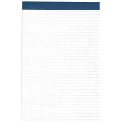 2x Office, Heft + Block, Focus focus Notizblock 65 g/m2, Detailfarbe: Blau (A6, Kein Einband)