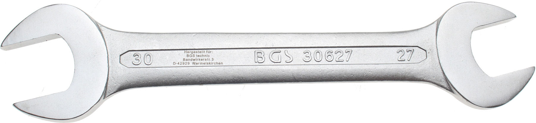 BGS Doppel-Maulschlüssel 30627, SW 27x30 mm ; BGS technic)