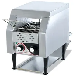 Ristoattrezzature Elektrischer Bandtoaster – Profi – Edelstahl – 300–350 Scheiben/h