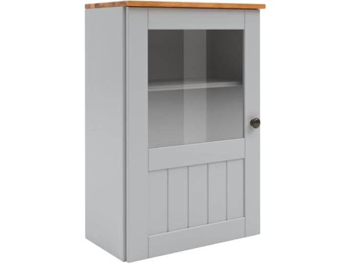 Alby II Wandschrank mit Einer Glastür in Kieferngrau