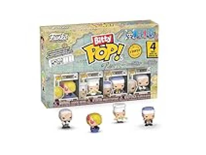Funko Bitty Pop! 4 Pack: One Piece - Sanji,Zeff,Krieg & More (Chase Chance)