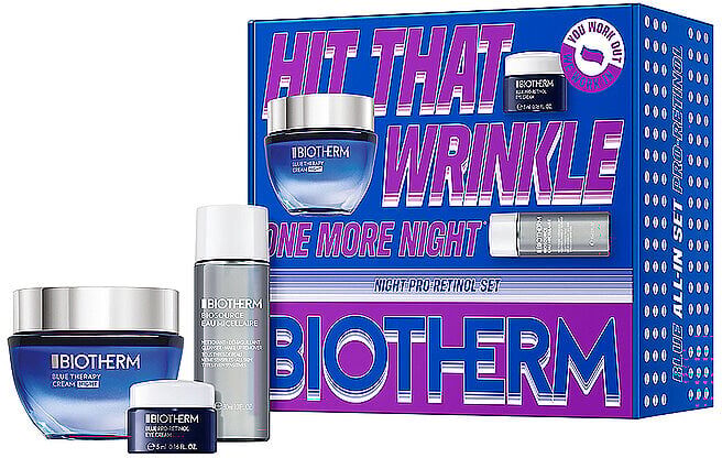 Biotherm Geschenkset - Blue Therapy Night Cream Routine Set 50ml / 30ml / 5ml EG