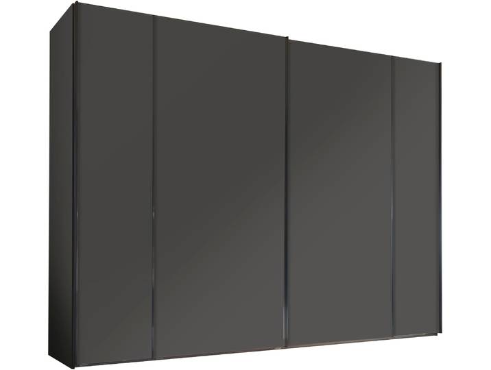 Schwebetürenschrank, 249x222 cm, Holzwerkstoff, Vulkan, 2 Türen, Modern, Staud