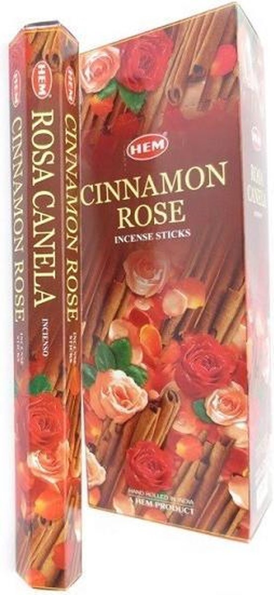 HEM Wierook Cinnamon Rose Slof (6 pakjes/120 stokjes)