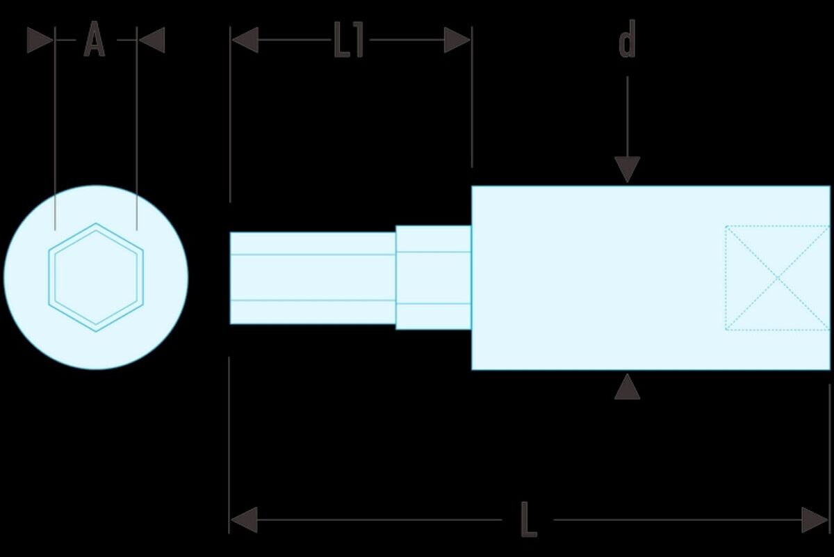 Facom Schraubendreheinsatz 1/4" Sechskant 6 mm (RT.6)