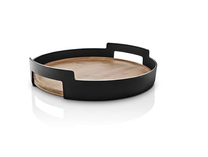 Eva Solo Nordic Kitchen Serviertablett Schlichtes und Zeitloses Design Black