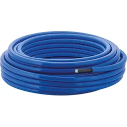 Mepla Systemrohr ML d26 L:25m rund vorgedämmt 13mm blau