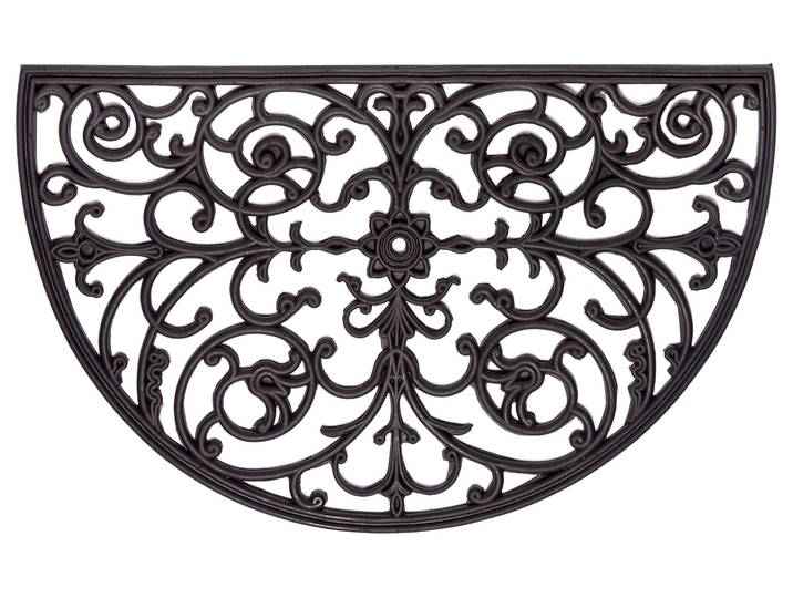 Fußmatte HANSE HOME Ornaments, Türmatte , schwarz, B:45cm H:10mm L:75cm, Gummi, Teppiche, Fußmatte, Gummi, Schmutzfangmatte, Outdoor, Rutschfest, Innen, Gummimatte, Topseller