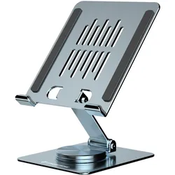 Conceptronic Tablet Halterung 360°/Faltbar Grau, Tablet Halterung, Grau