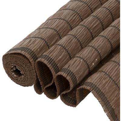 Sichtschutzzaunmatten WINDHAGER, braun, H:90cm, Polyethylen, Zaunelemente, langlebiger Kunststoff in gewebter Bastoptik, L: 3 m