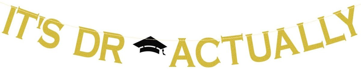 Cosensi PhD Banner Afstudeerdecoratie van Papier voor Volwassenen