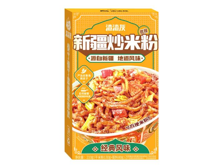 Zhazhahui Nouilles de riz sautées du Xinjiang (saveur classique légèrement épicée) 210 g