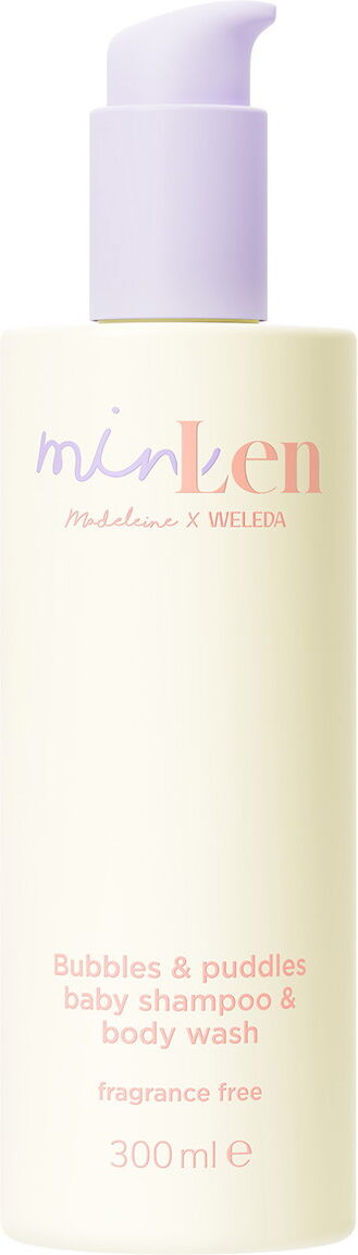 300ml minLen Madeleine x Weleda Bubbles & puddles Baby Shampoo & Body Wash