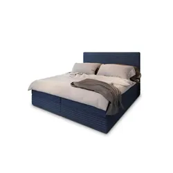 MASSENO Boxbett mit Bettkasten  ¦ blau ¦ Maße (cm): B: 180 H: 98