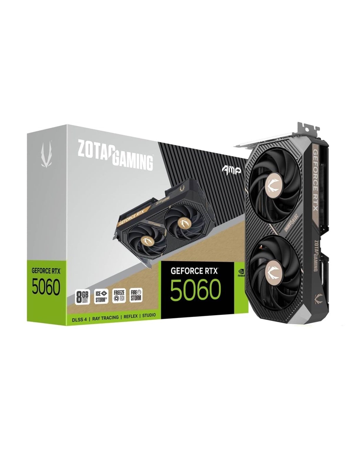 ZOTAC GeForce RTX 5060 AMP! - 8GB GDDR7 RAM - Grafikkarte