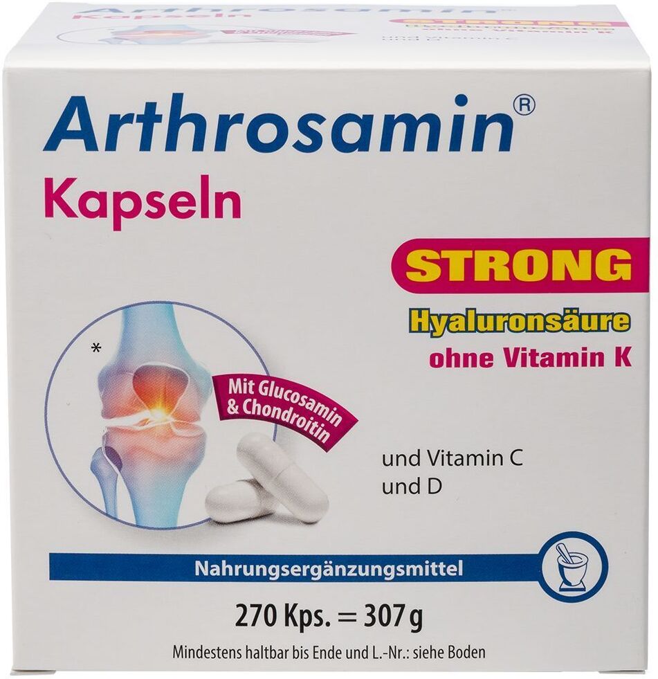 Arthrosamin strong ohne Vitamin K Kapseln 270 St