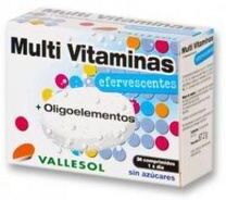Vallesol Multivitamin + Trace Elements Effervescent 24 Tablets