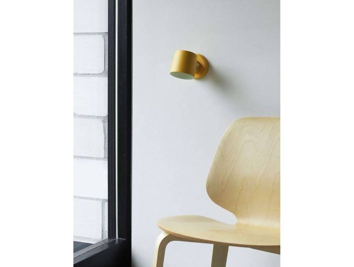 Rise Wandleuchte Hardwired Yellow - Normann Copenhagen - Wohnzimmer - Metall