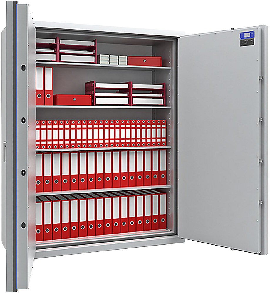 kaiserkraft Wertschutzschrank, VdS-Klasse III, LFS 30 P, HxBxT 1806 x 1486 x 550 mm