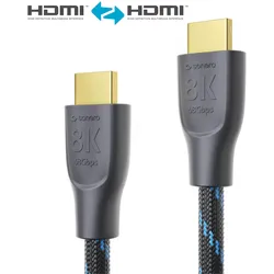 SON PHC111-020 - Premium High Speed HDMI Kabel, textil, 8K, 2,0 m