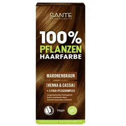 Pflanzenhaarfarbe Maronenbraun 08