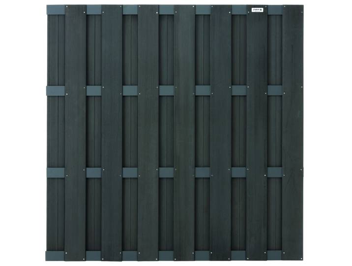 Tuinscherm schutting composiet antraciet 180x180cm