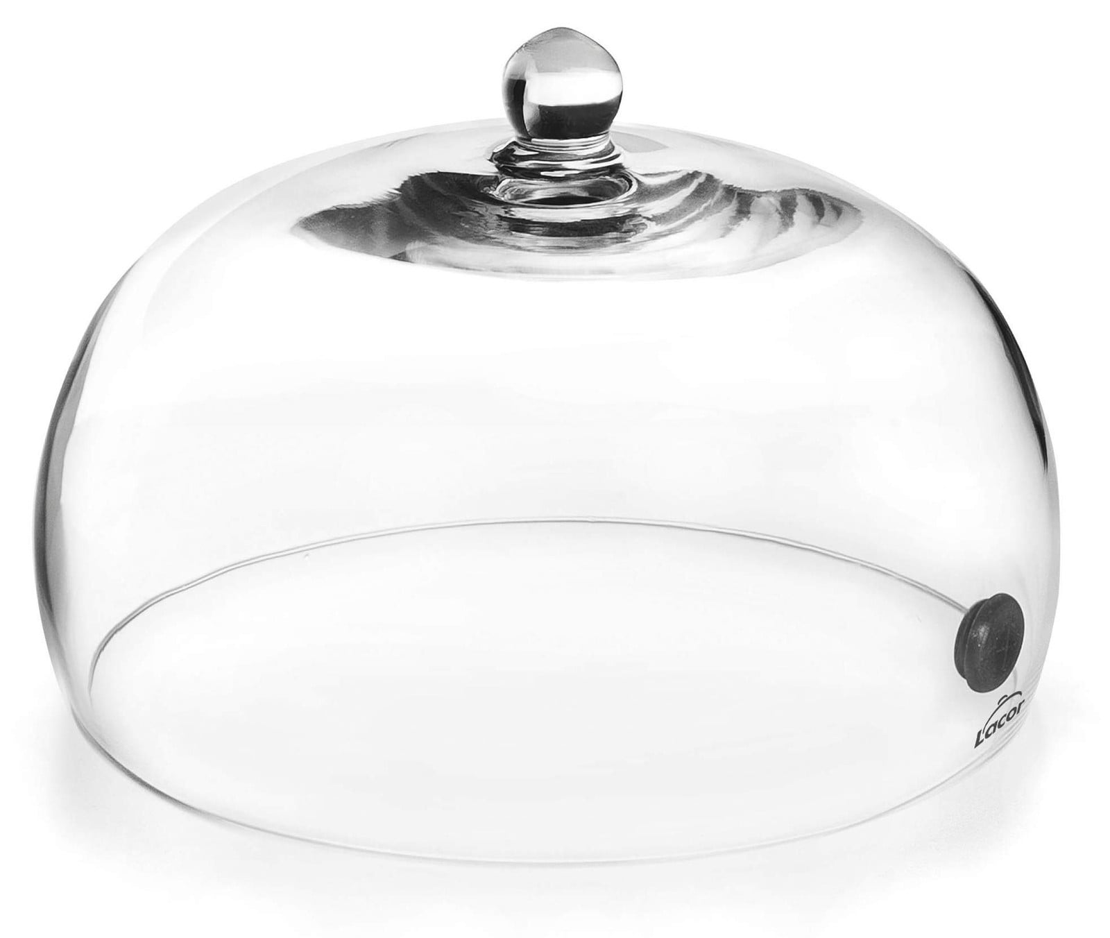 Lacor 61816 Magische rookoven met glazen deksel en ventilatieopening, 20 x 12 cm