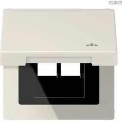 Jung Klappdeckel LAN mit Zentralplatte LS990BFKLLAN