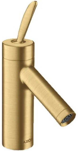 Hansgrohe Waschtisch-Einhebelmischer 70 Axor Starck Classic A 106mm, m ZugstAblGar, brush. gol opt (10010250)