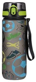 Universal Stock Soccer Print Sports Water Bottle Leak Proof Flip Top Water Bottle For Gym, School & Travel 750 Ml A