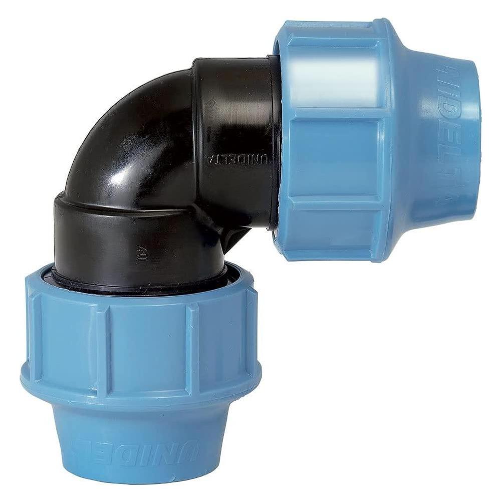 Unidelta PE-Winkelstück - 40 mm - A-U (Winkelverbindung) (41382038)