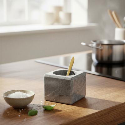 Storied Home Marble Bowl with Spoon
