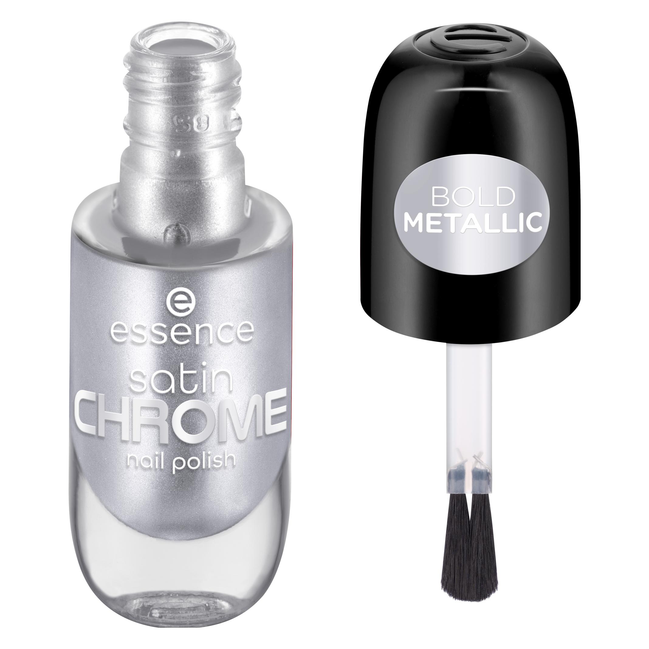 essence satin CHROME nail polish (Silberfarben) (cosnova GmbH)