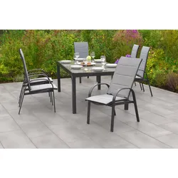 Merxx 7tlg. Marini Set Semi-Ausziehtisch