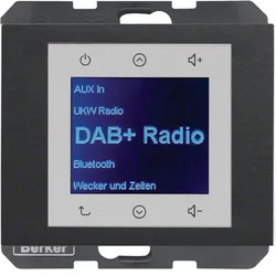 Berker 29847006 Radio Touch UP DAB+ K.x anthrazit matt