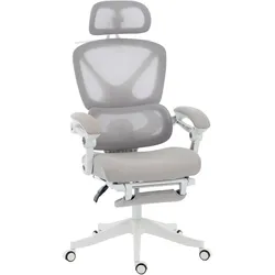 BÜROSTUHL Polyester Hellgrau
