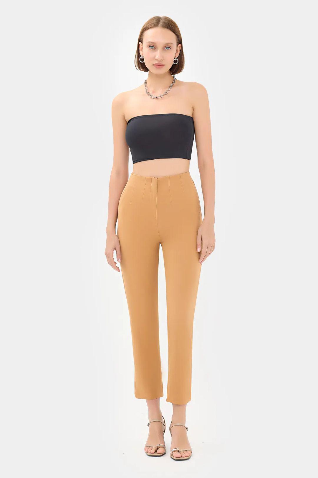 Hoge Taille Wortel Pas Broek