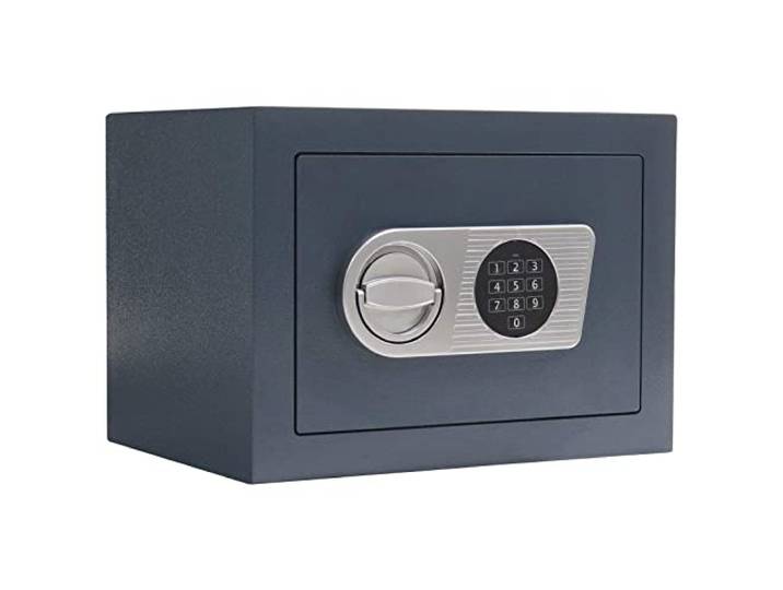 Profirst Wertschutzschrank EN0 Trema 26 Elektronikschloss Feuerfalz Anthrazit BxH 37x27cm herausnehmbarer Fachboden inkl. Befestigungsmaterial