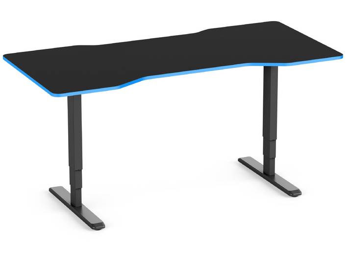 Primus Gamingschreibtisch Cockpit, Schwarz Klassik Ocean 180x80