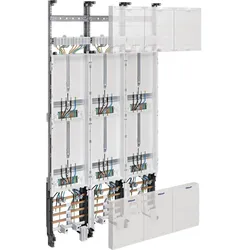 Hager ZL52U8N Komplettfeld, universZ, 1350mm, 6 Zählerplätze, 3-feld, Ausührung Bayern